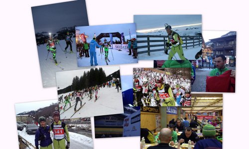 mountain attack collage