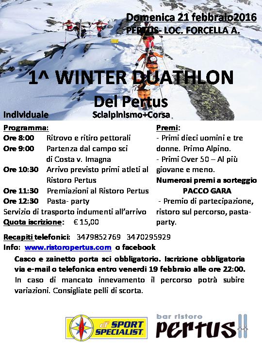 forcella di costa valle imagna 21 febbraio
